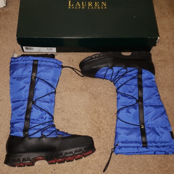 ralph lauren blue boots